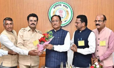 इंद्रावती नदी पर बैराज की स्वीकृति पर जगदलपुर नगर निगम के प्रतिनिधिमंडल ने मुख्यमंत्री का जताया आभार.