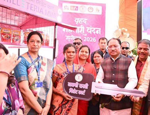 मुख्यमंत्री श्री विष्णु देव साय ने लक्ष्मी सखी मिलेट कार्ट का किया शुभारंभ.