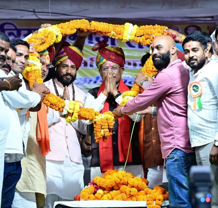 चन्द्रनाहू कुर्मी क्षत्रिय समाज के अधिवेशन में शामिल हुए मुख्यमंत्री श्री विष्णुदेव साय.